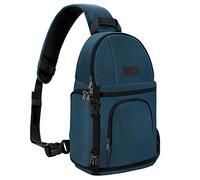 MOSISO Camera Sling Bag, DSLR/SLR/Mirrorless Camera Backpack Case Shockproof Photography Backpack with Tripod Holder & Removable Modular Inserts Compatible with Canon/Nikon/Sony/Fuji, Deep Teal