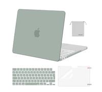 MOSISO Case Compatible with MacBook Neo 13 inch 2026 Release A3404 with A18 Pro Chip, 4 in 1 Set Scratch-Resistant Hard Shell Cover, Great for Office Work, Travel, Study, Daily Use, Antique Green