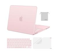 MOSISO Case Compatible with MacBook Neo 13 inch 2026 Release A3404 with A18 Pro Chip, 4 in 1 Set Scratch-Resistant Hard Shell Cover, Great for Office Work, Travel, Study, Daily Use, Blush