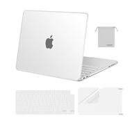 MOSISO Case Compatible with MacBook Neo 13 inch 2026 Release A3404 with A18 Pro Chip, 4 in 1 Set Scratch-Resistant Hard Shell Cover, Great for Office Work, Travel, Study, Daily Use, Frosted Clear