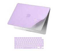 MOSISO Case Compatible with MacBook Pro 16 inch Cover 2026 2025-2021 M4 M3 M2 M1 A3403 A3186 A2991 A2780 A2485, Anti-Fingerprint Matte Scratch Resistant PP Matte Soft Case&Keyboard Cover, Purple