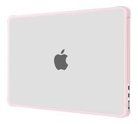 MOSISO Case for MacBook Air 13 inch M5 M4 M3 M2 2026-2022, Pink&Frost