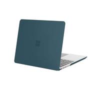 MOSISO Case Only Compatible with Microsoft Surface Laptop Go 3/2/1 12.4 inch 2023 2022 2020 Release (models: 2013 & 1943), Protective Plastic Hard Shell Case Cover, Teal Green