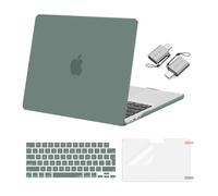 MOSISO Compatible with MacBook Air 13 inch Case 2026-2022, Emerald Green