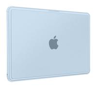 MOSISO Compatible with MacBook Air 13 inch Case M5 2026 M4 2025 M3 M2 2024-2022 A3449 A3240 A3113 A2681,Scratch-Resistant Shock-Absorbent Reinforced Hard Shell for MacBook Air 13.6 Display, Sky Blue
