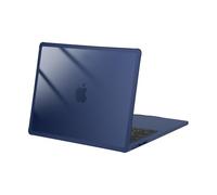 MOSISO Compatible with MacBook Air 13 inch Case M5 2026 M4 M3 M2 2025-2022 A3449 A3240 A3113 A2681 13.6 inch Display, High-Transparency Crystal Finish Hard Shell with Shock-Absorbent Corners, Midnight