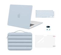 MOSISO Compatible with MacBook Air 15 inch Case M5 M4 M3 M2, Baby Blue