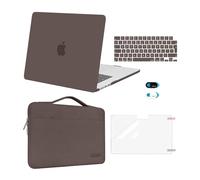 MOSISO Compatible with MacBook Air 15 inch Case M5 M4 M3 M2,Beige Brown
