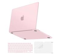MOSISO Compatible with MacBook Neo 13 inch Case 100% Official Laptop Color Match 2026 13-inch Laptop with A18 Pro chip Cover,Ultra Thin Case&KeyboardSkin&ScreenFilm for A3404, Blush Clear