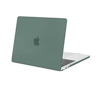 MOSISO Compatible with MacBook Pro 13 inch Case 2026-2016, Midnight Green