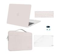 MOSISO Compatible with MacBook Pro 13 inch Case M2 M1 2025 2024 2023-2016 A2338 A2289 A2251 A2159 A1989 A1706 A1708, Hard Shell Cover&Bag&Keyboard Skin&Webcam Cover&Screen Protector, Rock Gray