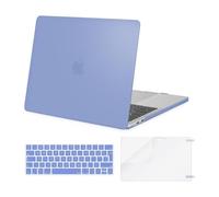 MOSISO Compatible with MacBook Pro 13 inch Case M2 M1 2025 2024 2023 2022-2016 Release A2338 A2289 A2251 A2159 A1989 A1706 A1708, Plastic Hard Shell Cover&Keyboard Skin&ScreenProtector, Serenity Blue