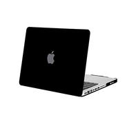 MOSISO Compatible with MacBook Pro 13 inch Case Old Version (Model: A1278, with CD-ROM) Early 2012/2011/2010/2009/2008, Protective Plastic Hard Shell Case Cover, Black