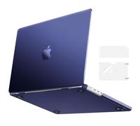 MOSISO Compatible with MacBook Pro 14 inch Case 2026-2021 M5 M4 M3 M2 M1 A3434 A3112 A3185 A3401 A2918 A2992 A2779 A2442,Ultra-Thin Natural Original HardShell&KeyboardSkin&ScreenFilm, Navy Blue