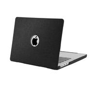 MOSISO Compatible with MacBook Pro 14 inch Case 2026 2025-2021 M5 M4 M3 M2 M1 Pro Max A3434 A3112 A3185 A3401 A2918 A2992 A2779 A2442, Circle Knit Fabric Coated Hard Case Cover, Black