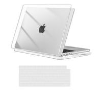 MOSISO Compatible with MacBook Pro 14 inch Case M5 M4 M3 M2 M1 2026-2021, Hard Shell Cover Case for MacBook Pro 14.2 inch Laptop with M5 M4 M3 M2 M1 chip Touch ID &Keyboard Cover Skin, Crystal Clear