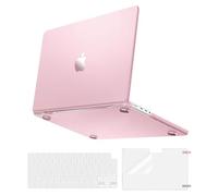 MOSISO Compatible with MacBook Pro 16 inch Case 2026-2021 M4 M3 M2 M1 A3403 A3186 A2991 A2780 A2485, Ultra-Thin Natural Original Color Hard Shell Cover &Keyboard Cover&Screen Film, Baby Pink