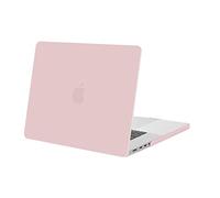 MOSISO Compatible with MacBook Pro 16 inch Case 2026 2025-2021 M5 M4 M3 M2 M1 A3429 A3428 A3403 A3186 A2991 A2780 A2485 Pro Max Retina Touch ID, Protective Plastic Hard Case Shell Cover, Rose Quartz
