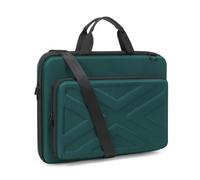 MOSISO Hard Shell Laptop Case for Men Women,15-15.6 inch Computer Bag Compatible with MacBook, HP, Dell, Lenovo, Asus, Notebook,16 inch Laptop Bag with Front Pocket & Shoulder Strap, Teal Green