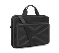 MOSISO Hard Shell Laptop Case for Men Women,15-15.6 inch Computer Bag Compatible with MacBook, HP, Dell, Lenovo, Asus, Notebook,16 inch Laptop Bag with Front Pocket & Shoulder Strap, Black