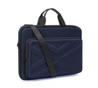 MOSISO Hard Shell Laptop Case for Men Women,15-15.6 inch Computer Bag Compatible with MacBook, HP, Dell, Lenovo, Asus, Notebook,16 inch Laptop Bag with Front Pocket & Shoulder Strap, Navy Blue