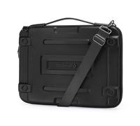 MOSISO Hard Shell Laptop Case Sleeve, 15.6 inch Computer Bag Compatible with MacBook, HP, Dell, Lenovo, Asus, Notebook, 16 inch Abstract Geometric Waterproof Carrying Case Bag with Strap, Black