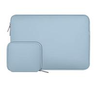 MOSISO Laptop Case 13.3 inch, 13-13.3 inch Laptop Sleeve Bag Compatible with MacBook Air/Pro 13/Pro 14 M5 M4 M3 M2 M1, HP Dell ASUS Lenovo, Neoprene Computer Sleeve Bag with Small Case, Airy Blue
