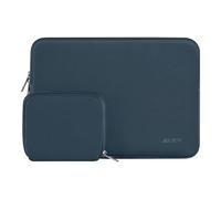 MOSISO Laptop Case 13.3 inch, 13-13.3 inch Laptop Sleeve Bag Compatible with MacBook Air/Pro 13/Pro 14 M5 M4 M3 M2 M1, HP Dell ASUS Lenovo, Neoprene Computer Sleeve Bag with Small Case, Haze Blue