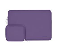 MOSISO Laptop Case 13.3 inch, 13-13.3 inch Laptop Sleeve Bag Compatible with MacBook Air/Pro 13/Pro 14 M5 M4 M3 M2 M1, HP Dell ASUS Lenovo, Neoprene Computer Sleeve Bag with Small Case, Grape Purple
