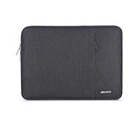 MOSISO Laptop Case 13.3 inch, 13-13.3 inch Laptop Sleeve Compatible with MacBook Air/Pro 13 / Pro 14, HP Dell ASUS Lenovo Notebook, Polyester Vertical Computer Sleeve Bag with Pocket, Space Gray