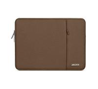 MOSISO Laptop Case 13.3 inch, 13-13.3 inch Laptop Sleeve Compatible with MacBook Air/Pro 13 / Pro 14, HP Dell ASUS Lenovo Notebook, Polyester Vertical Computer Sleeve Bag with Pocket, Light Brown