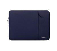 MOSISO Laptop Case 13.3 inch, 13-13.3 inch Laptop Sleeve Compatible with MacBook Air/Pro 13/Pro 14 M5 M4 M3 M2 M1, HP Dell ASUS Lenovo,Polyester Vertical Computer Sleeve Bag with Pocket, Navy Blue