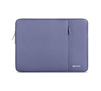 MOSISO Laptop Case 13.3 inch, 13-13.3 inch Laptop Sleeve Compatible with MacBook Air/Pro 13/Pro 14 M5 M4 M3 M2 M1, HP Dell ASUS Lenovo,Polyester Vertical Computer Sleeve Bag with Pocket, Lavender Gray