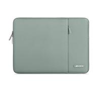 MOSISO Laptop Case 13.3 inch, 13-13.3 inch Laptop Sleeve Compatible with MacBook Air/Pro 13/Pro 14 M5 M4 M3 M2 M1, HP Dell ASUS Lenovo,Polyester Vertical Computer Sleeve Bag with Pocket, Antique Green