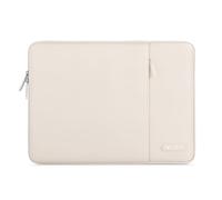 MOSISO Laptop Case 13.3 inch, 13-13.3 inch Laptop Sleeve Compatible with MacBook Air/Pro 13/Pro 14 M5 M4 M3 M2 M1, HP Dell ASUS Lenovo,Polyester Vertical Computer Sleeve Bag with Pocket, Sand
