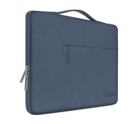 MOSISO Laptop Case 13.3 inch, 13-14 inch Laptop Sleeve with Handle Compatible with MacBook Air/Pro 13 / Pro 14, HP Dell ASUS Lenovo Notebook, Polyester Multifunctional Computer Bag, Haze Blue