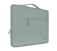 MOSISO Laptop Case 13.3 inch, 13-14 inch Laptop Sleeve with Handle Compatible with MacBook Air/Pro 13 / Pro 14, HP Dell ASUS Lenovo Notebook, Polyester Multifunctional Computer Bag, Antique Green