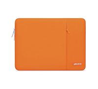MOSISO Laptop Case 13 inch, 13 inch Laptop Sleeve Compatible with MacBook Air M4 M3 M2 M1 2025-2018 / Pro M2 M1 2025-2016, Polyester Vertical Computer Sleeve Bag with Pocket, Orange