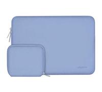 MOSISO Laptop Case 15 inch, 15 inch Laptop Sleeve Bag Compatible with MacBook Air 15 M4 A3241 M3 A3114 M2 A2941 2025-2023, Dell XPS 15, Neoprene Computer Sleeve Bag with Small Case, Serenity Blue