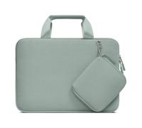 MOSISO Laptop Case 15 inch, 15 inch Laptop Sleeve Bag Compatible with MacBook Air M5 M4 M3 M2, Surface, Dell XPS, Neoprene Carrying Computer Bag with Handle&Detachable Small Case, Antique Green