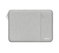 MOSISO Laptop Case 15 inch, 15 inch Laptop Sleeve Compatible with MacBook Air 15 M4 A3241 M3 A3114 M2 A2941 2025-2023, Dell XPS 15, Polyester Vertical Computer Sleeve Bag with Pocket, Gray