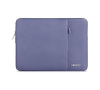 MOSISO Laptop Case 15 inch, 15 inch Laptop Sleeve Compatible with MacBook Air 15 M4 A3241 M3 A3114 M2 A2941 2025-2023, Dell XPS 15, Polyester Vertical Computer Sleeve Bag with Pocket, Lavender Gray
