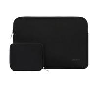 MOSISO Tablet Sleeve Case for 11 inch iPad Pro M4 & iPad Air M2 2024, iPad Pro 11 M2 M1, iPad 10th 10.9, iPad 9/8/7 10.2, iPad Air 5/4 10.9, Galaxy Tab 11, Neoprene Carrying Bag with Small Case, Black