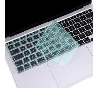 MOSISO Ultra Thin TPU Keyboard Cover Only Compatible with MacBook Air 13 inch 2022 2021 2020 A2337 M1 A2179 Backlit Magic Keyboard with Retina Display & Touch ID, Soft Skin Protector, Mint Green