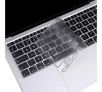 MOSISO Ultra Thin TPU Keyboard Cover Only Compatible with MacBook Air 13 inch 2022 2021 2020 A2337 M1 A2179 Backlit Magic Keyboard with Retina Display & Touch ID, Soft Skin Protector, Black
