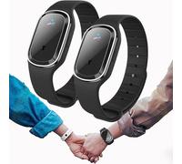 Moskito Pro Bracelet, Moskitopro Bracelet,Mosquito Insect Repellent Band,Ultrasonic Mosquito Repellent Bracelet Watch,USB Rechargeable Anti Mosquito Repeller Wristband for Adults & Children (Black*2)