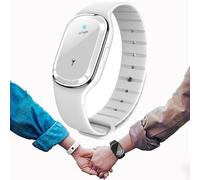 Moskito Pro Bracelet, Moskitopro Bracelet,Mosquito Insect Repellent Band,Ultrasonic Mosquito Repellent Bracelet Watch,USB Rechargeable Anti Mosquito Repeller Wristband for Adults & Children (White)