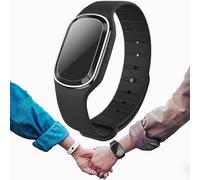 Moskito Pro Bracelet,Mosquito Repellent Bracelet,Mosquito Insect Repellent Band,Ultrasonic Mosquito Repellent Bracelet Watch,USB Rechargeable Anti Mosquito Repeller Wristband (Black)