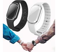 MoskitoPro Bracelet,Mosquito Repellent Bracelet,Ultrasonic Anti-Mosquito Wristband Electronic Repeller Bands Watch Pest Control Insect Guards USB Charging/Waterproof for Children and Adults (2pcs)