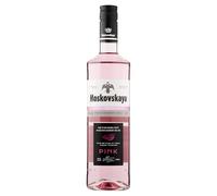 Moskovskaya Pink Vodka 70cl, 38% ABV, Raspberry & Lime Flavoured, Classic Spirit Distilled From Natural Ingredients, Enjoyed in Mixers, Tonics & Cocktails, Made in Riga Latvia
